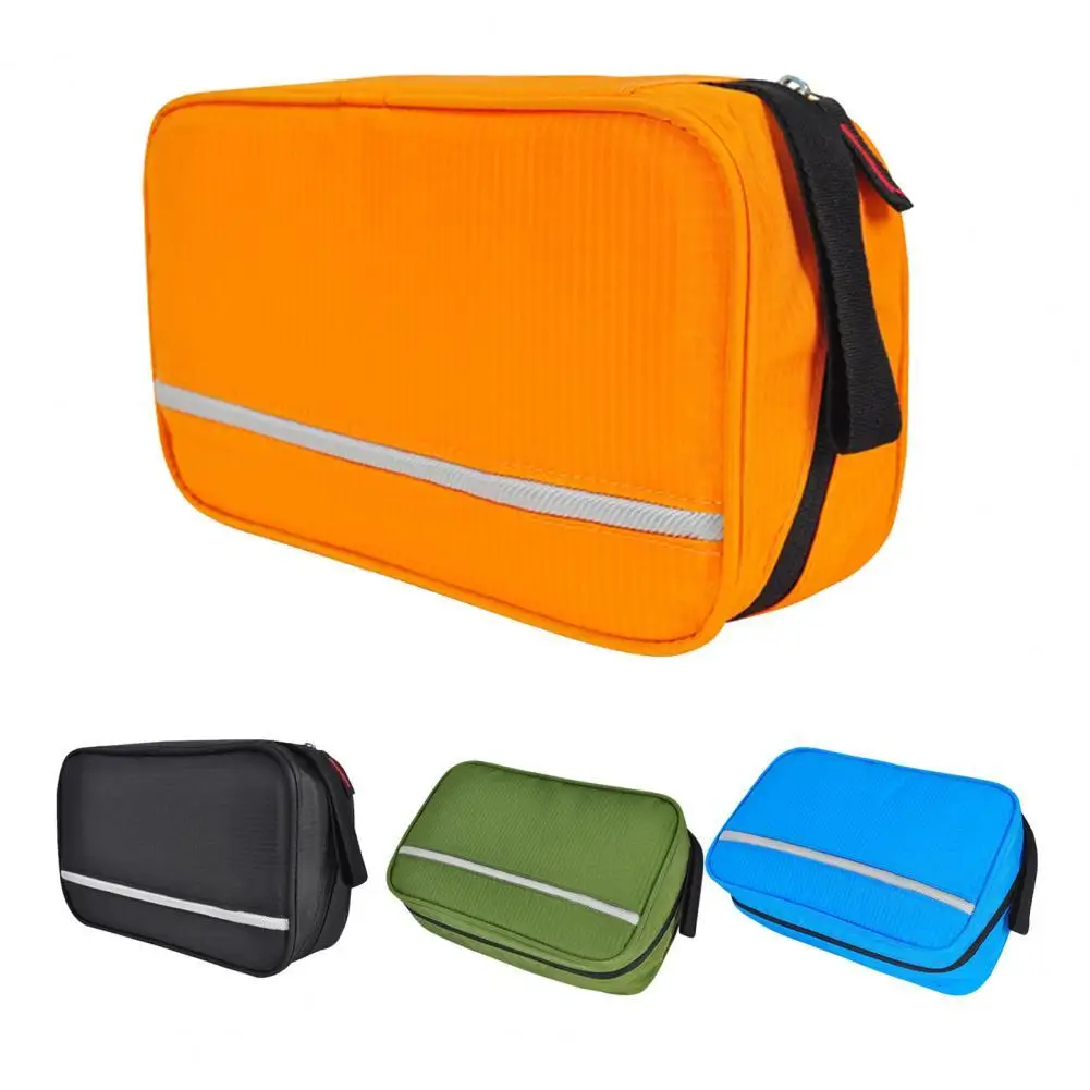 

2021 24.5*16*8CM Oxford Cloth Storage Bag Wall Mounted Space-Saving Oxford Cloth Ladies Beauty Toiletry Case for Home