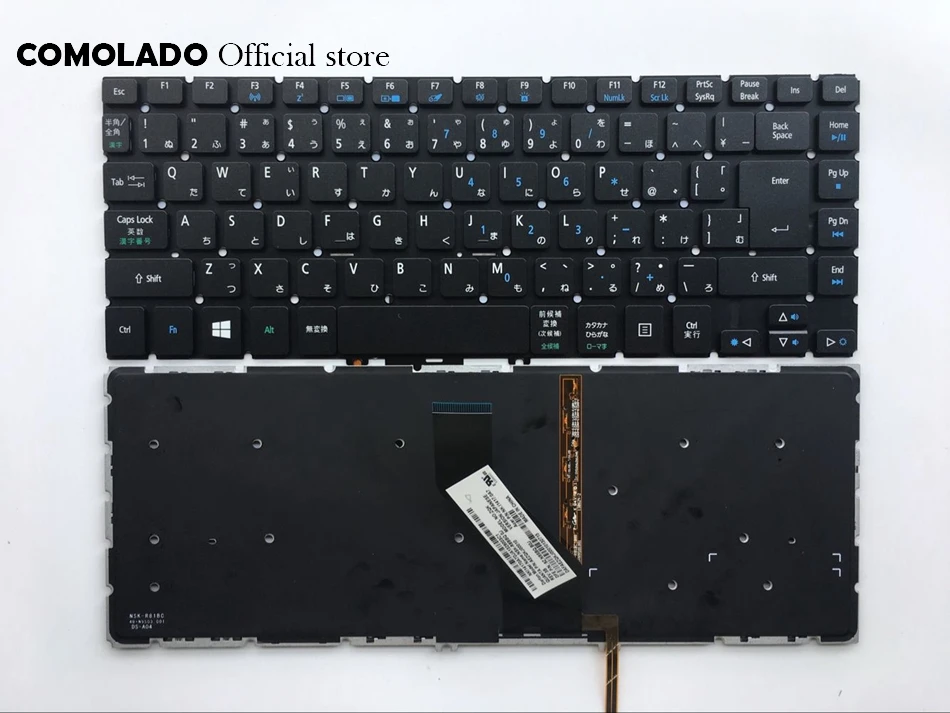 Японская Русская клавиатура для ноутбука с подсветкой ACER ASPIRE V5 471G 431 431G 471 6876 6485