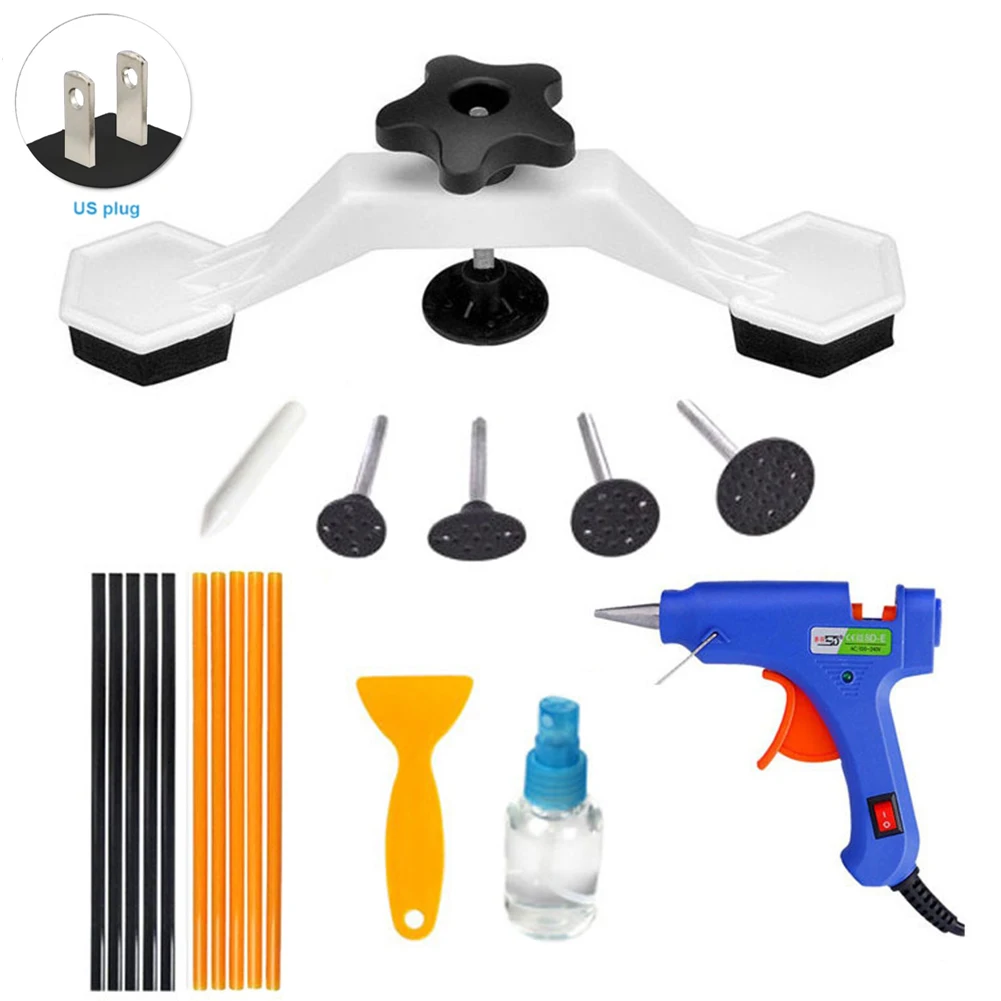 

18 шт./компл. безпокрасочное удаление града на кузове автомобиля, ручное портативное обслуживание автомобиля, инструменты для ремонта вмяти...