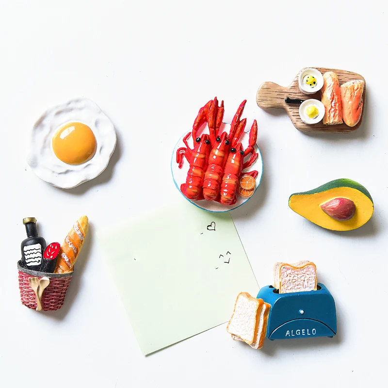 Магнитная 3d паста Bionic холодильник для пищи в скандинавском стиле|Магниты на