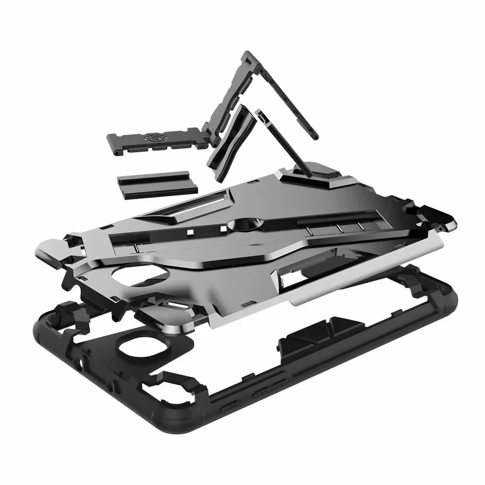 

Handle Stand Case For Samsung Galaxy Tab A 8.0 T387 T387V SM-T387 2018 8.0" Heavy Duty Hybrid Rugged Durable Cover Funda+3 in 1