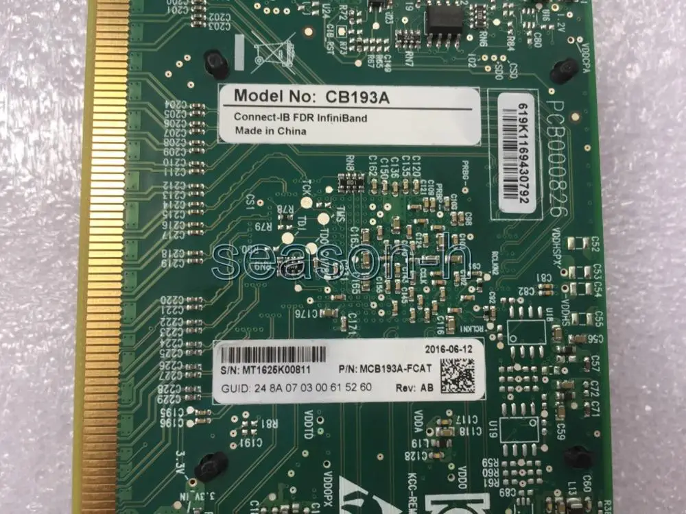 Mellanox ConnectX-IB CB193A PCIe x16 3.0 56GBe FDR IB QSFP28 MCB193A-FCAT Networking card
