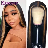 highlight wig lace front wig 1b27 straight human hair wigs brazilian 13x1 part lace wig natural black with blonde lace wig remy