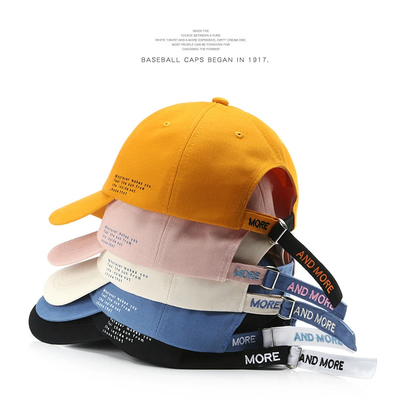 

SLECKTON 100% Cotton Letters Baseball Cap for Men and Women Fashion Hats Unisex Casual Hip Hop Snapback Hat Peaked Caps Summer