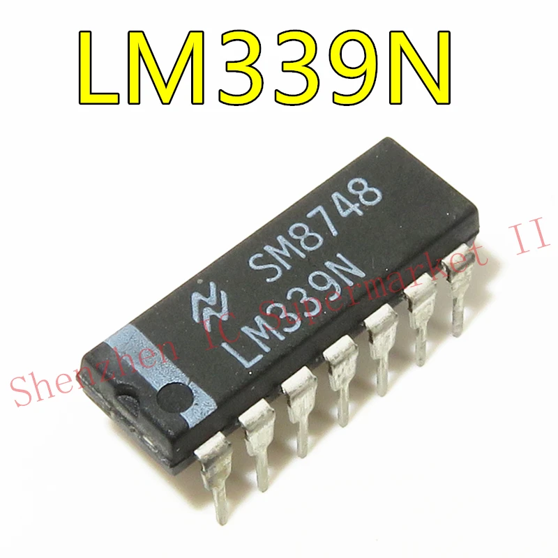 LM339 LM339N в наличии четырехъярусные компараторы напряжения для промышленного коммерческого и военного