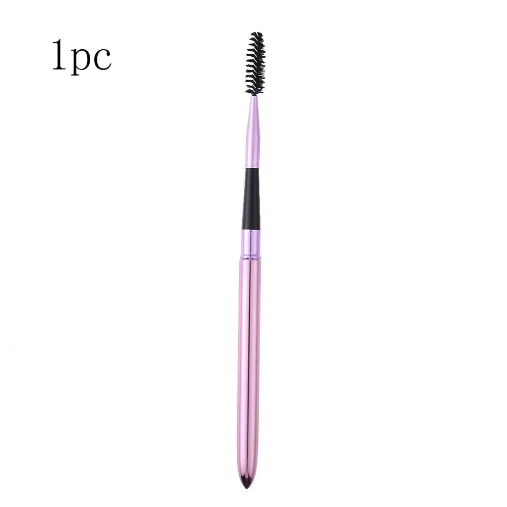 1pc Purple 50/10/5 шт одноразовые щеточки с тушью для ресниц палочки для кисти щетка-Расческа для ресниц мотальные набор инструментов для макияжа maquiage - Handle Color: 1pc Purple