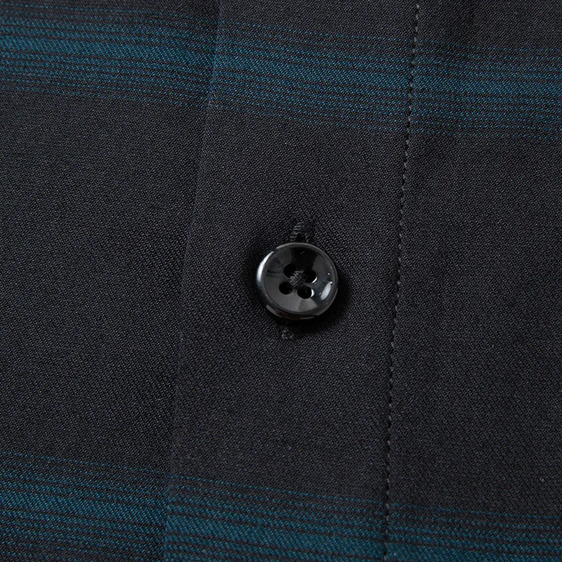 

Plus size Men's Regular-fit 8XL Long Sleeve Stretch Shirt Formal Business Office/Working Wear Bamboo Fiber Basics Dress Shirts