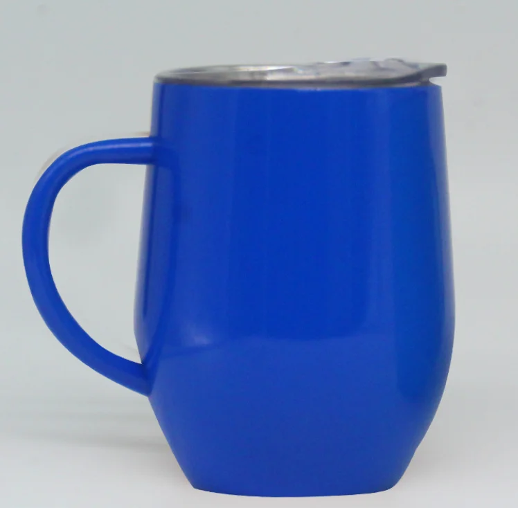 Рождество 12oz глоток с ручкой для вина пивная бутылка воды кружка термос тепловой