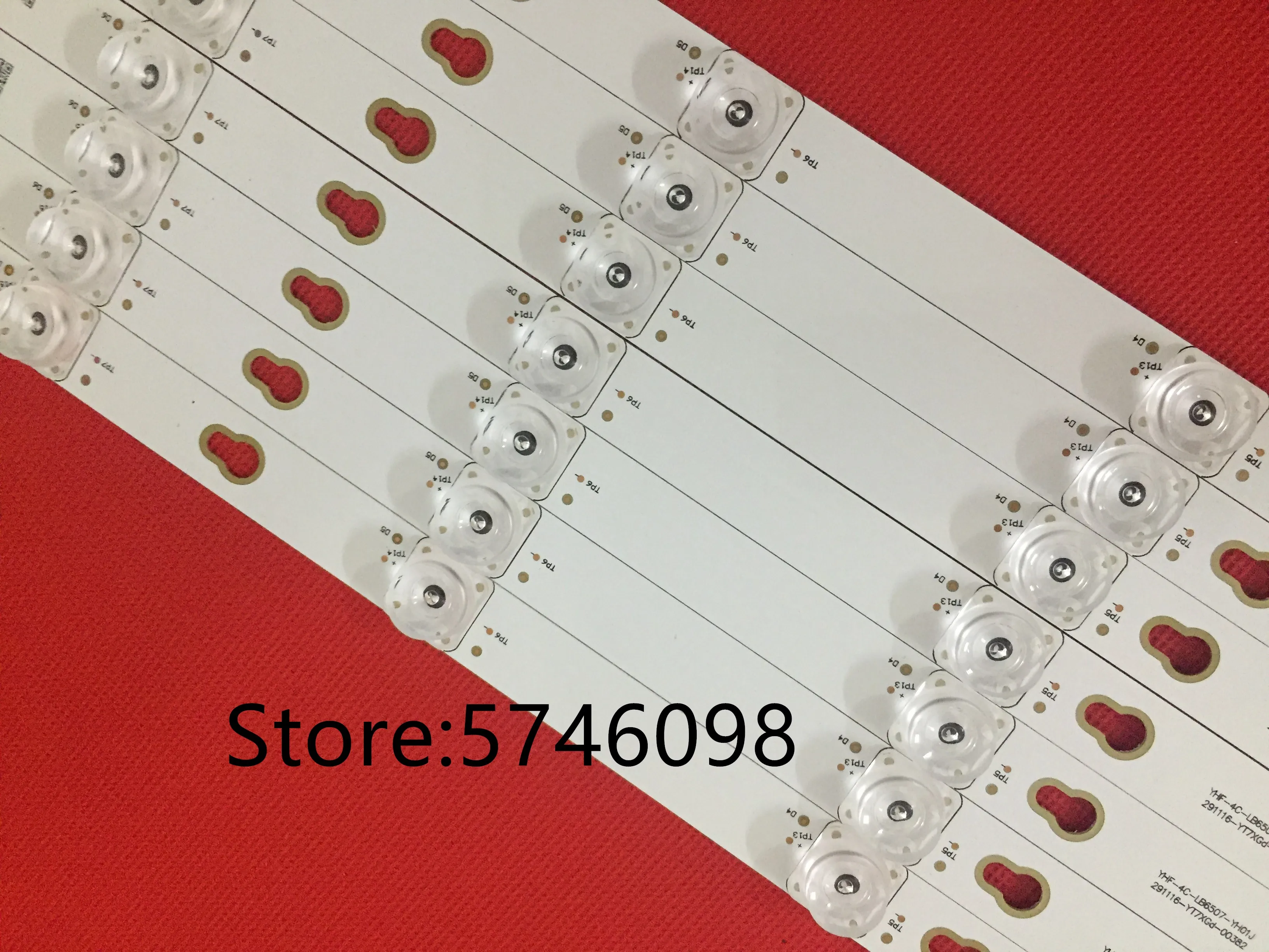 Светодиодный подсветка полосы для TCL 50P65US 50S421 50S423 TCL-GIC-50D6-3030-4X7-LX20180417 4C-LB5007-YH02J