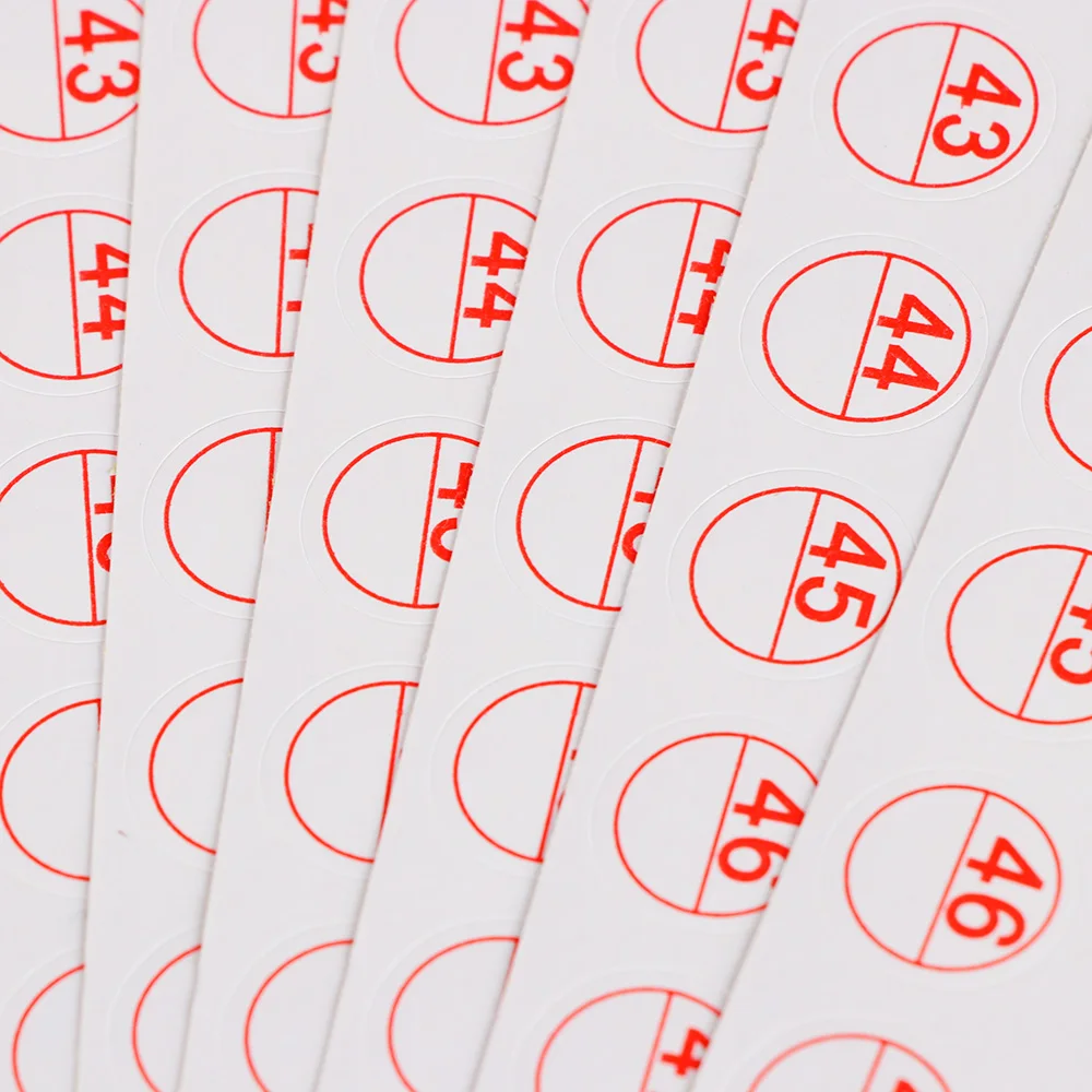 10 листов отличительные наклейки для этикеток самоклеющиеся пустые количество