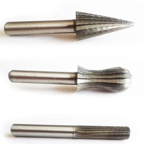 6pc Shank Engraving Bit Cutter 1/4'' 6mm HSS Rotary File Set Burr Wood Carving Tools Milling Carbide | Инструменты