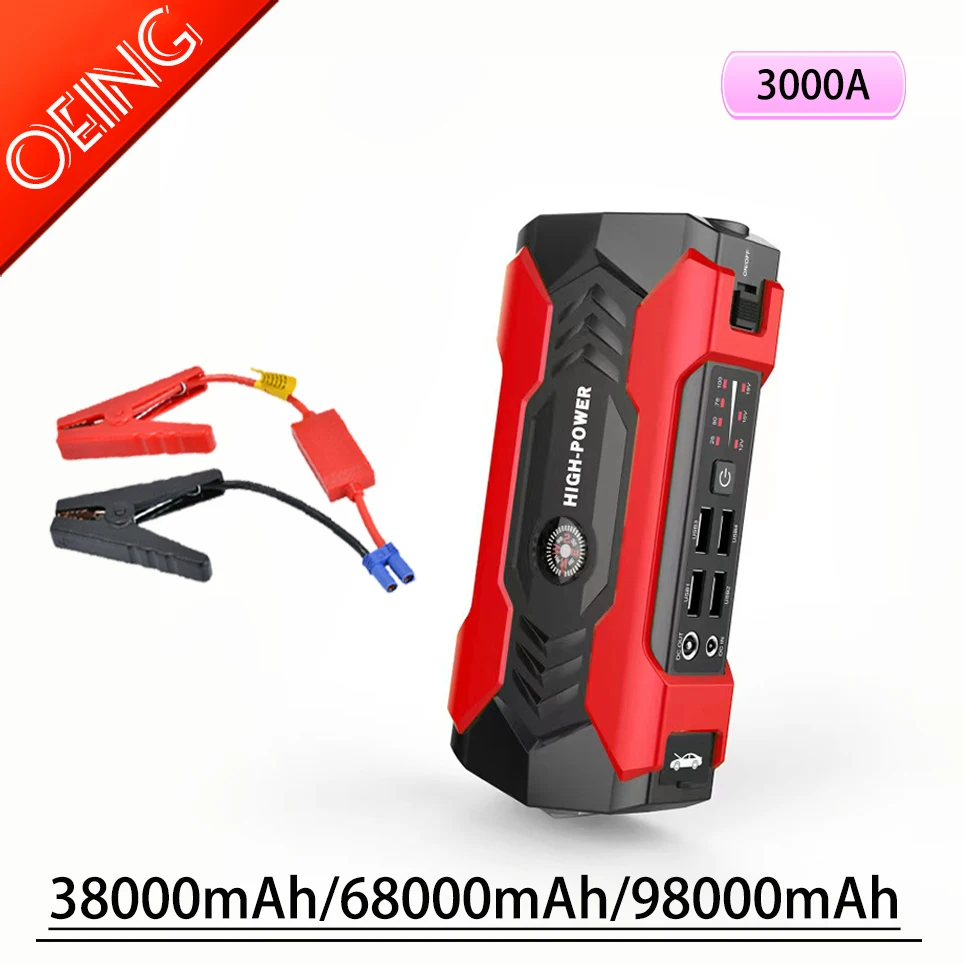 

Пусковое устройство 98000 А, автомобильное пусковое устройство 12 В, мАч, бустер для автомобиля, пусковое устройство, внешний аккумулятор для а...