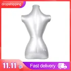 1 шт. женский портные тело форма манекен Дисплей Манекен-Торс надувные повесить серого цвета для ткани на основе карбида кремния витрина для магазина одежды Дисплей