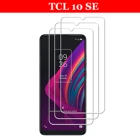 Защитная пленка для экрана TCL 10 SE, закаленное стекло, чувствительность к касанию, удобный чехол, твердость 9H, защита от царапин для TCL 10 SE