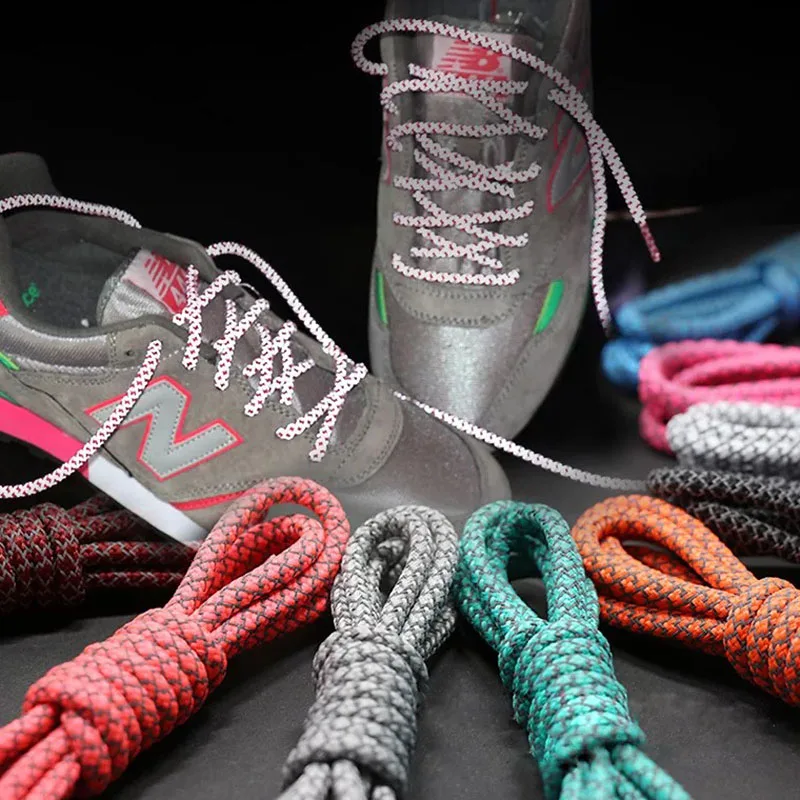 3M Cordones Redondos, шнурки для ботинок, кружевные светоотражающие шнурки, круглые шнурки Atacadores Gypsophila Lacets Pour Chaussure Illuminate
