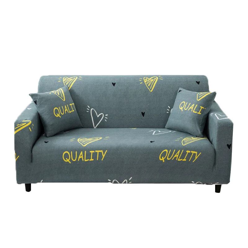 

Printing Stretch Elastic Corner Sofa Cover Protector Modern Anti-dust Polyester Sofa Couch Slipcovers 3 Seater For Living Room