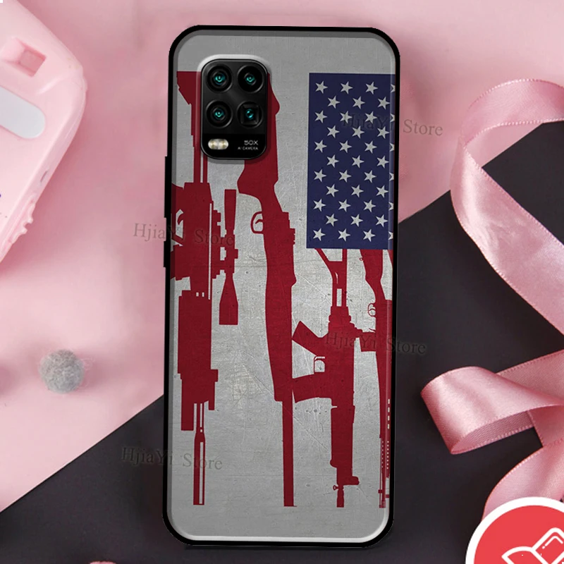 AK47 Gun For Xiaomi Mi 11 Ultra 9T 10T Pro Note 10 Lite 9 Case POCO X3 M3 F3 | Мобильные телефоны и аксессуары