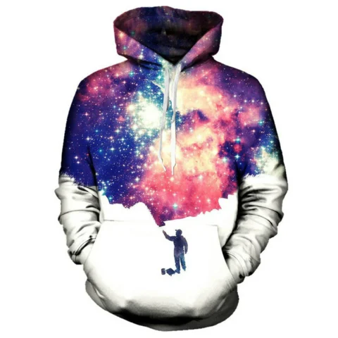 

YOUTHUP 2021 New Space Galaxy Hoodies Men 3d Hoodies Flame Sky Men's Hooded Sweatshirts Plus Size Streetwear Tops with Pocket