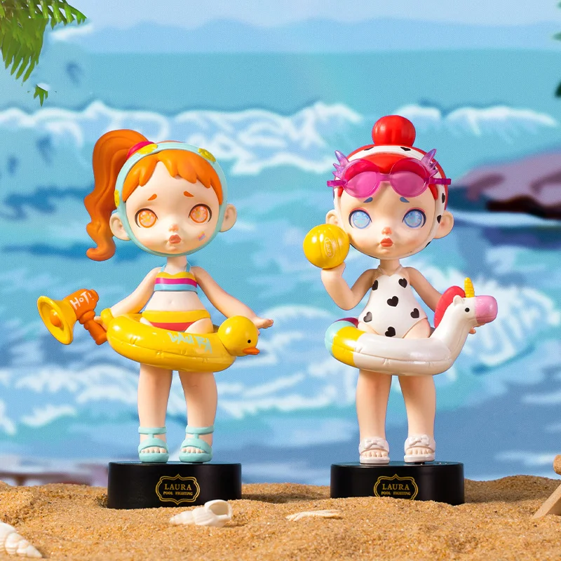 

Laura Pool Party Blind Box Toys for Girls Figure Action Caja Sorpresa Surprise Box Guess Bag Cute Model Birthday Gift