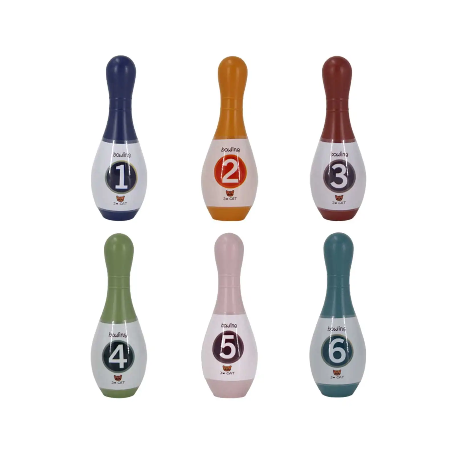 

Children Bowling Solid Bowling Play Set Kids Indoor Play Sports Bowling Games Educational Toy For Kids Beginner Sports