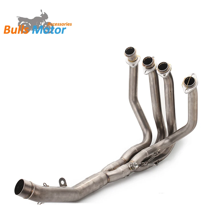 

Modified Motorcycle Exhaust for Kawasaki Z800 Exhaust Pipe 51mm Muffler Connect Header Titanium Alloy Downpipe Racing Exhaust