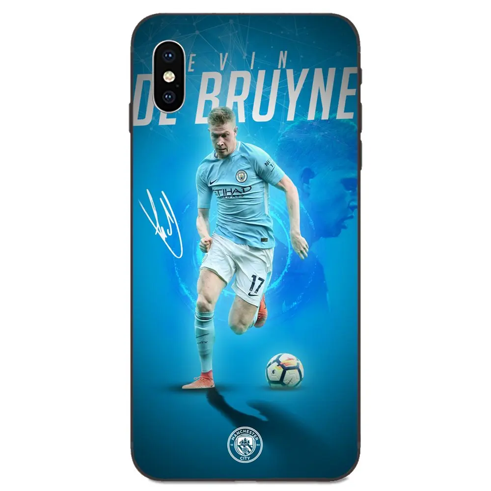 as picture Черный мягкий чехол для huawei nova 2 2S 3i 4 4e 5i Y3 Y5 II Y6 Y7 Y9 Lite Plus Prime Pro футболист Кевин Де Брюйн - Цвет: as picture