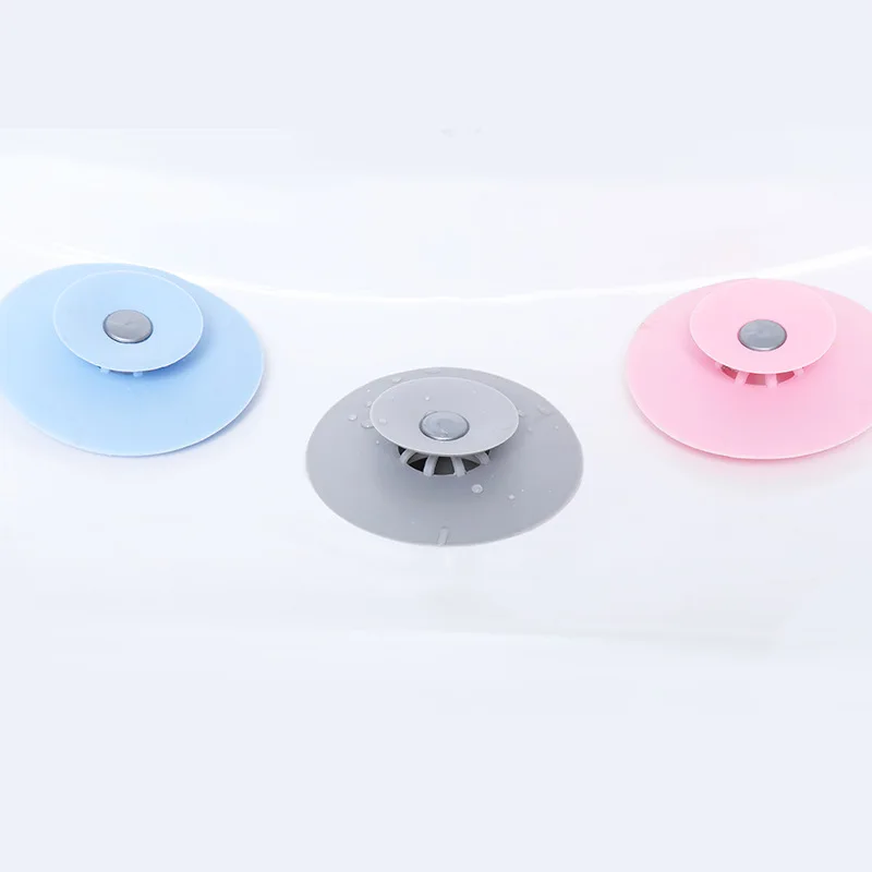 

Kitchen sink anti odor floor drain sewer deodorant bathroom press type silicone floor drain double bounce anti blocking
