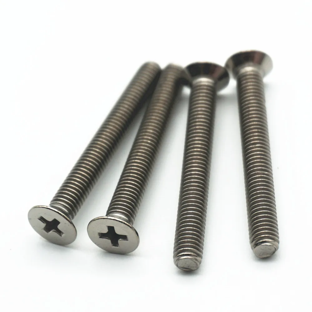 Титановый болт с потайной головкой титановый винт Phillips GR2 m1 6 M2 5 M3 M4 M5 M6 x 4 815 20 25 30 35