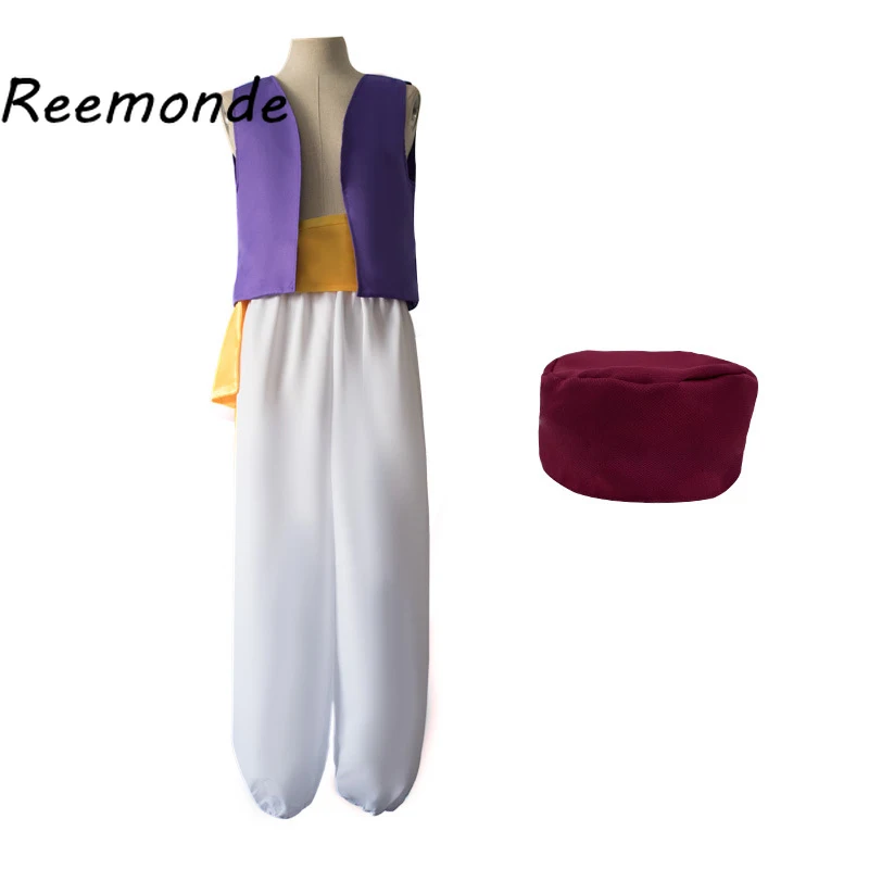 Взрослый женский костюм Aladdin Lamp Prince костюмы для косплея Мужская Античная одежда