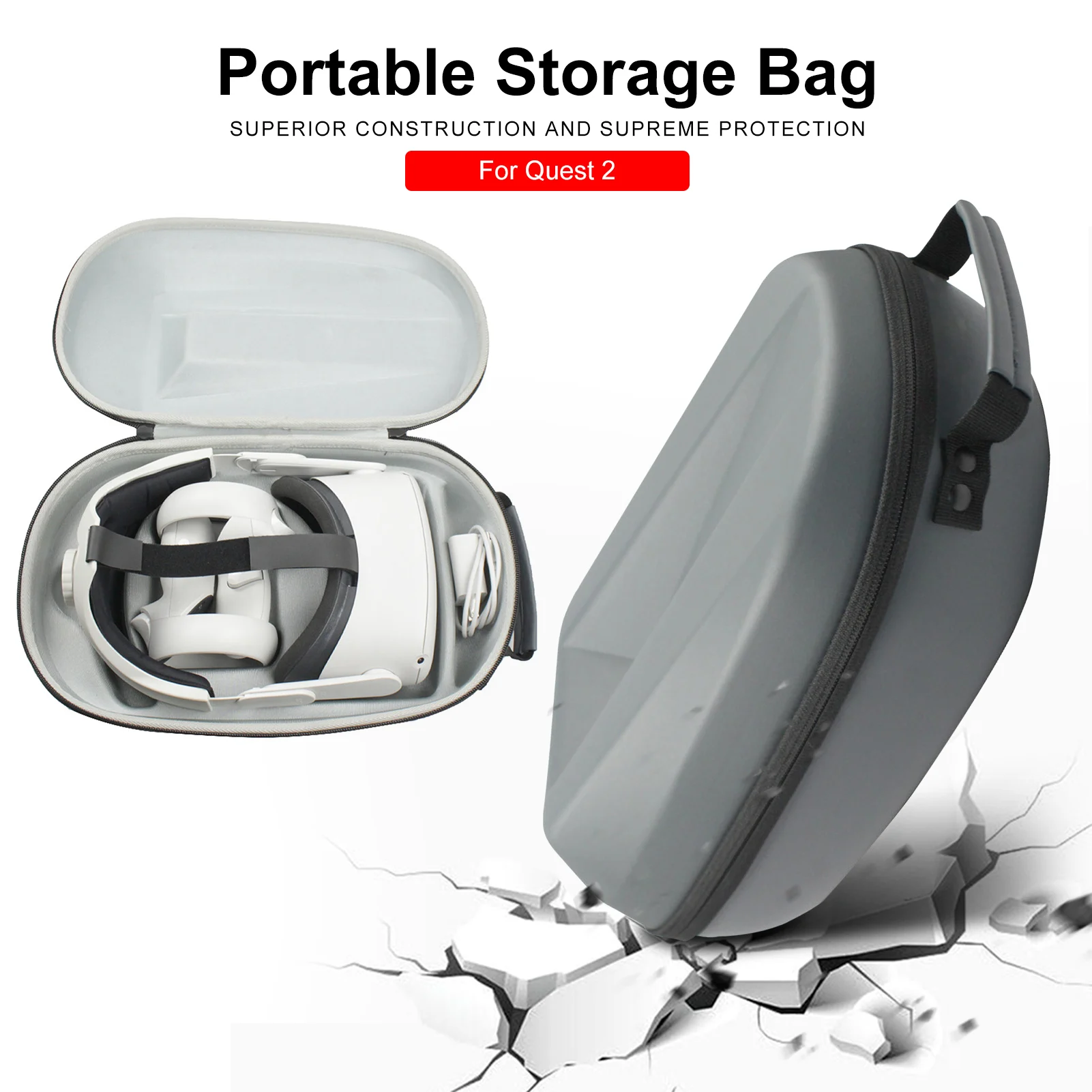 Сумка для хранения Oculus Quest 2 жесткий чехол аксессуары виртуальная реальность 3D VR