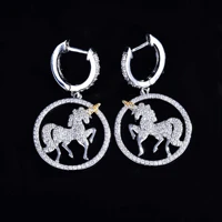 18k soild gold real diamond earrings round romantic wedding jewelry for women luxury daimond brincos 1 8 k gold earrings jewelry