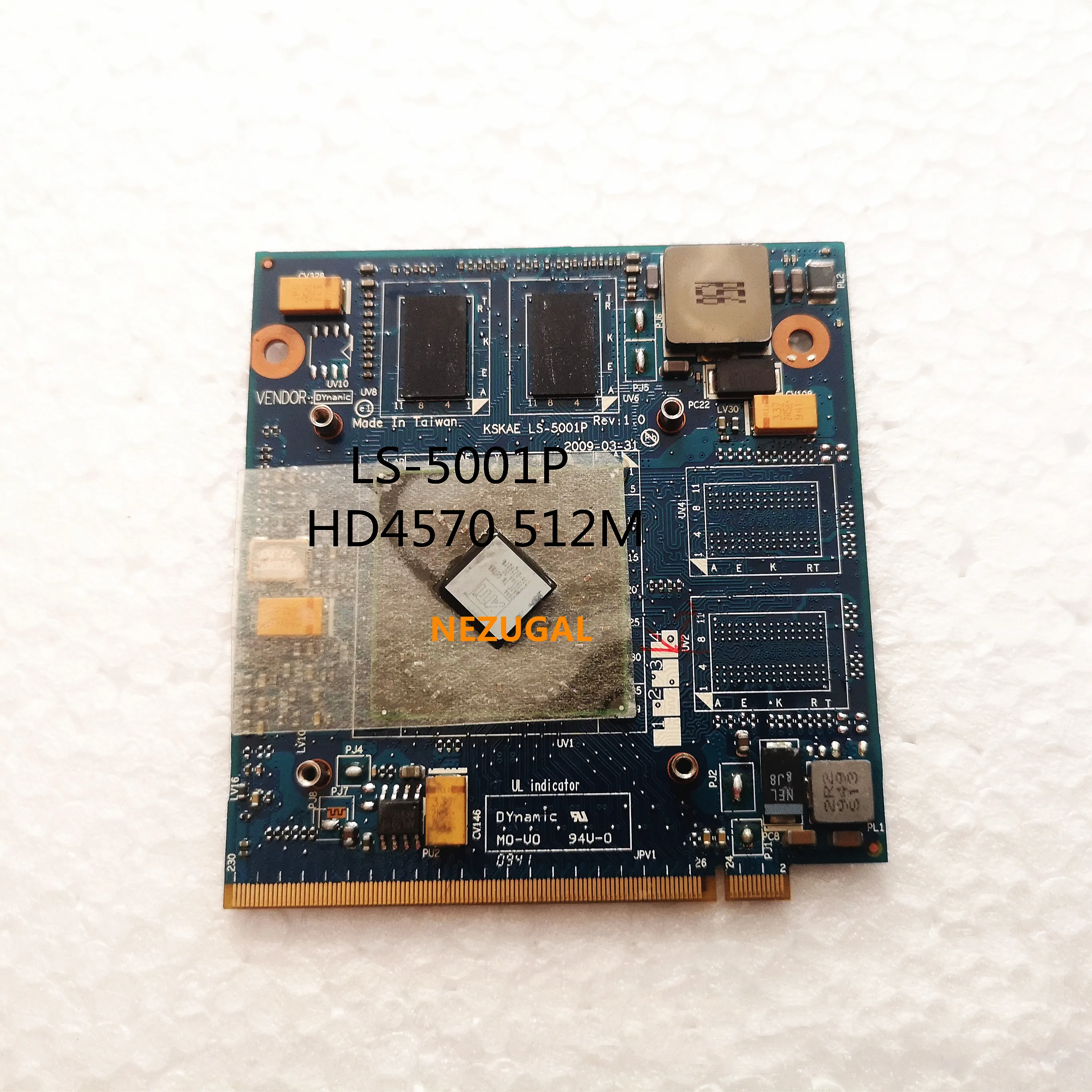 Для ноутбука Toshiba L500 L550 L555 видеокарта HD 4570M 512 Мб LS 5001P| |