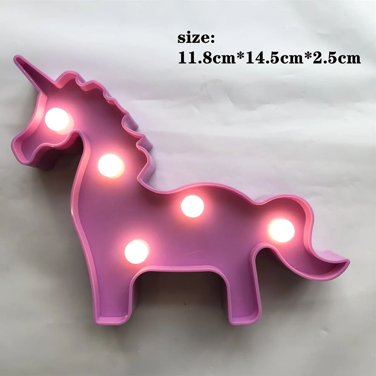purple unicorn YAYU мультфильм настольная лампа 3D Корона/единорог голова/Кактус/единорог/Моделирование Ночной светильник светодиодный настольная лампа украшение дома офисные подарки - Испускаемый цвет: purple unicorn