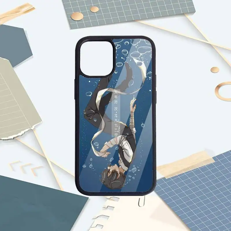 

Anime Bungou Stray Dogs Dazai Osamu Phone Case PC for iPhone 11 12 pro XS MAX 8 7 6 6S Plus X 5S SE 2020 XR