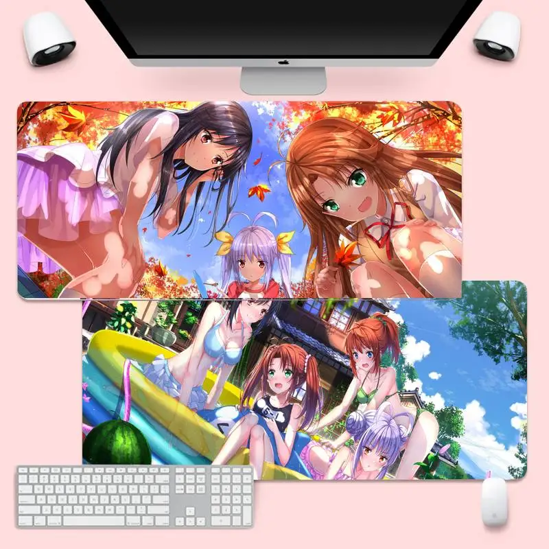 

Non Non Biyori Comfort Mouse Mat Gaming Mousepad Gaming Mousemat XL Large Keyboard PC Desk Mat Takuo Anti-Slip Comfort Pad