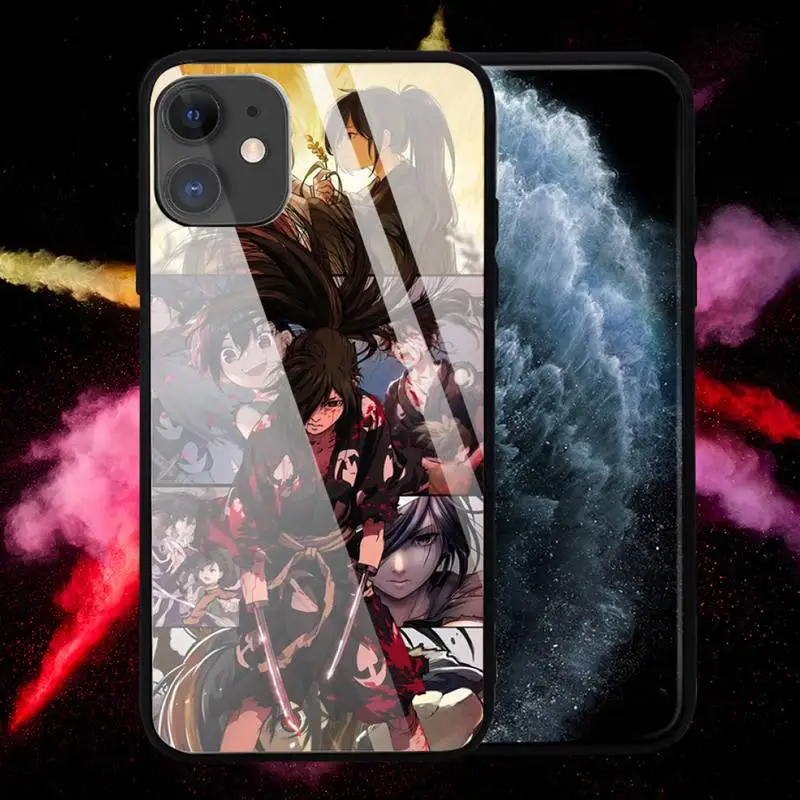 

Dororo Anime Phone Case Tempered glass For iphone 6 6S 7 8 plus X XS XR 11 12 mini PRO MAX