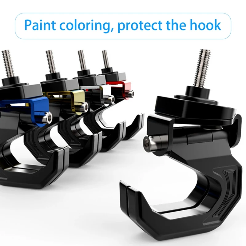 

Motorcycle Moped Electric Bike Item Aluminum Alloy Helmet Hook-Black/Storage Accessories Luggage Bag Hook 1pc 5 Colors