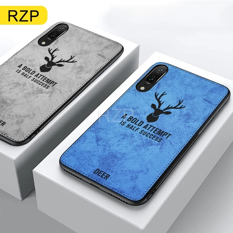 RZP олень силиконовый чехол для Huawei P20 P30 lite Pro P10 P9 Plus телефона Мягкий сумка|Бамперы|