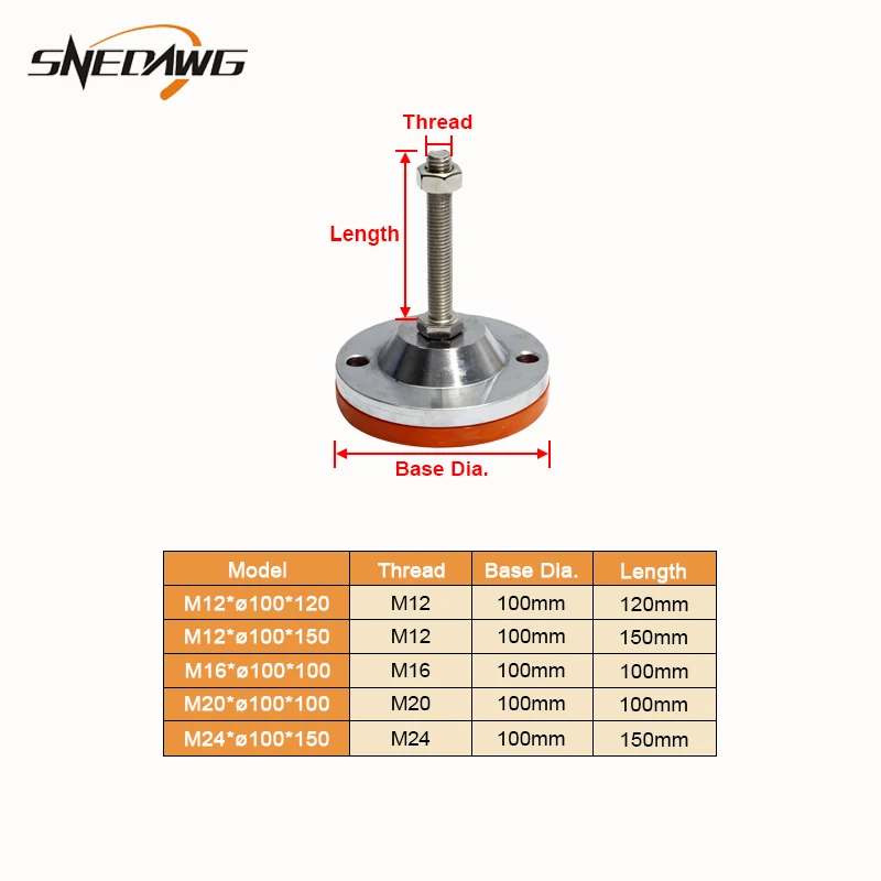 Оцинкованные винты для ножек регулируемые противоскользящие ножки опора