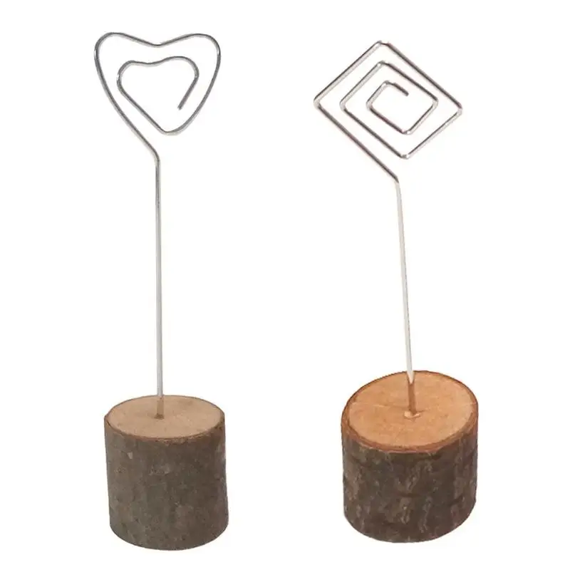 10 шт. ретро деревенский свадебный фото деревянное сиденье клип вечерние