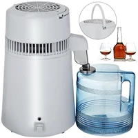 4l home countertop stainless steel interior water distiller purifier machine