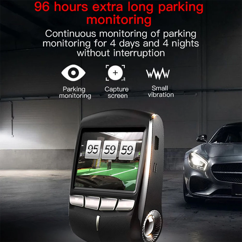 2 5-дюймовая Скрытая Автомобильная камера безопасности 24-часовое наблюдение Full HD