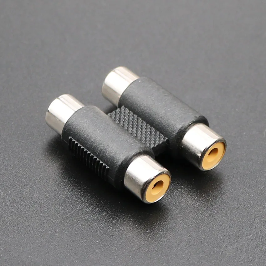 YuXi 2RCA 3RCA гнездо к гнезду переходник для AV Видео Аудио удлинитель кабеля адаптер