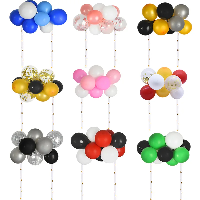 1 комплект 5-дюймовый цветной воздушный шар облаки торт Topper детская игрушка