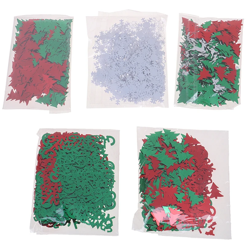 15 г/пакет свадебная блестящая Рождественская елка снежинка в форме оленя