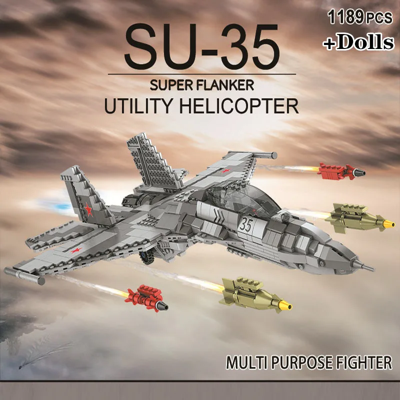 

Конструктор Военный самолет Аэрокосмическая серия модель боевого истребителя обучающие игрушки для детей Рождественский подарок для дете...