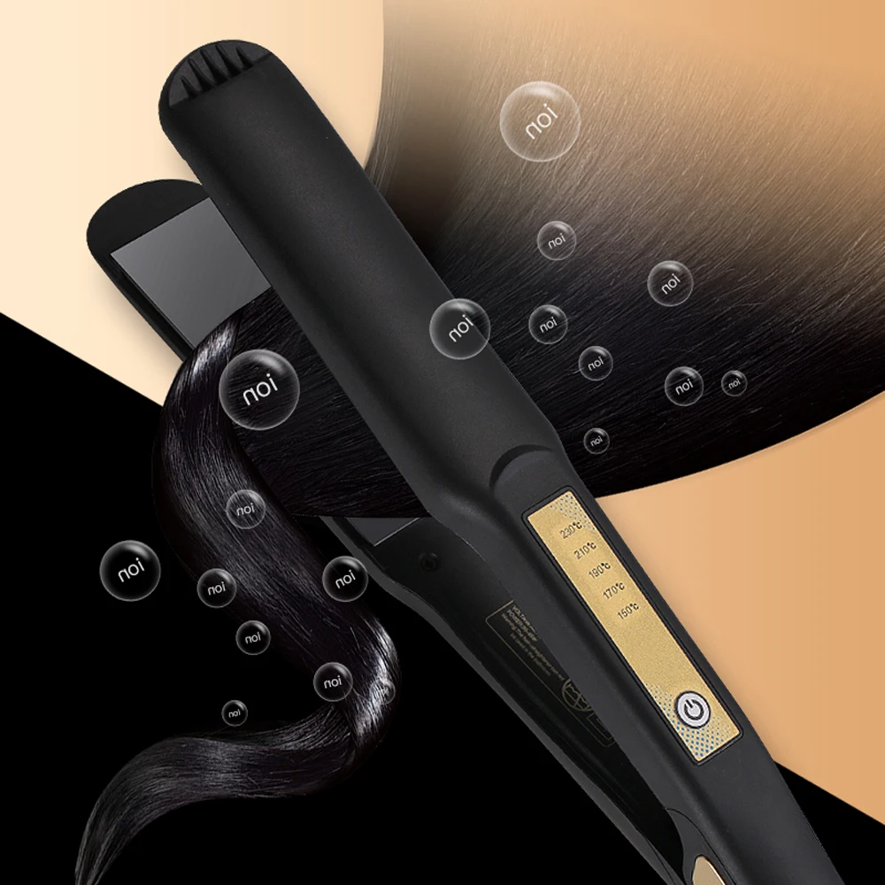 Выпрямитель для волос с четырьмя зубьями регулировка температуры керамический