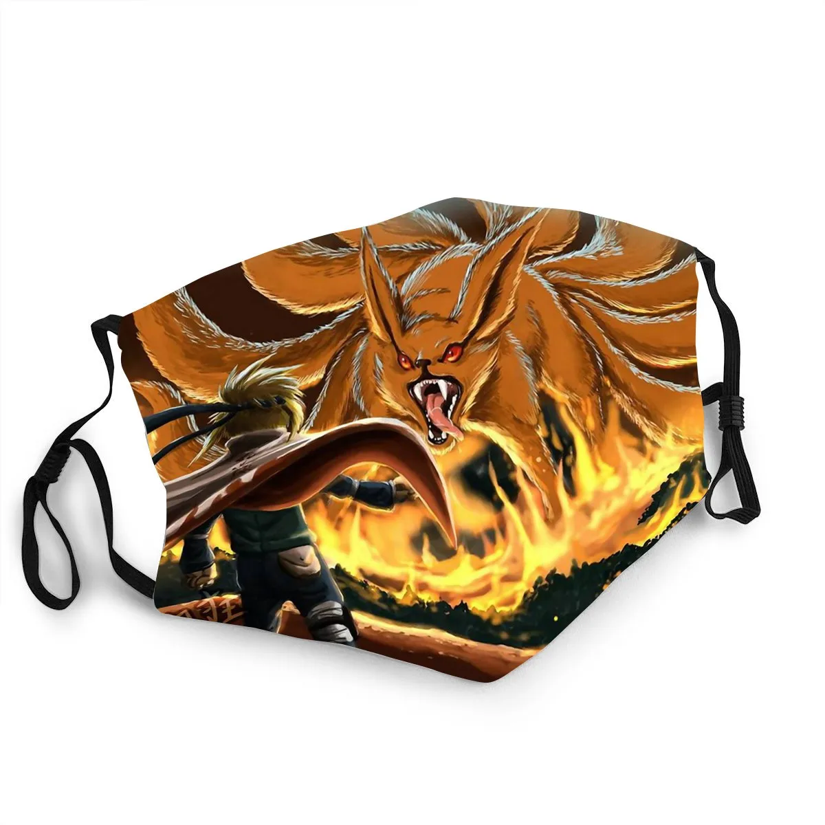 Дышащие моющиеся маски для лица с забавным принтом Наруто Учиха Саске удзумаки