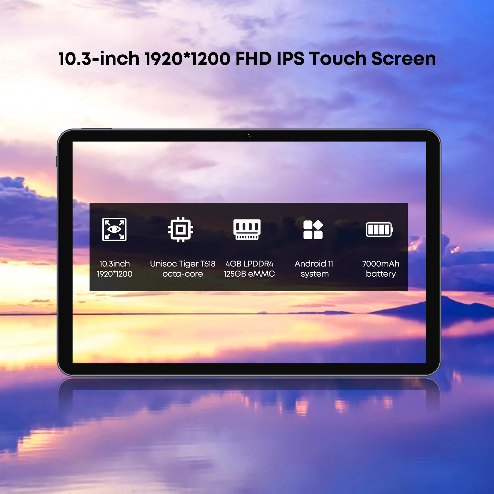 CHUWI HiPad Air планшет на Android 11 восемь ядер экран 10 3 дюйма 4 Гб + 128 ГБ | Компьютеры и офис