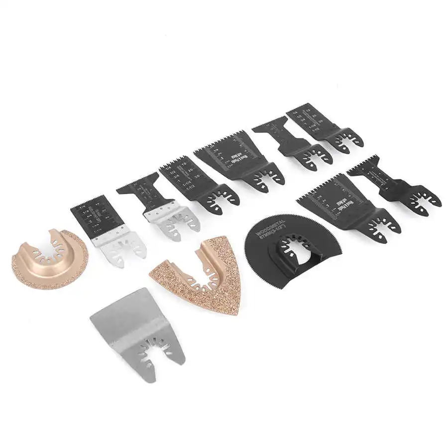 Осциллирующее полотно пилы набор из 12 универсальных полотен быстросъемная пила